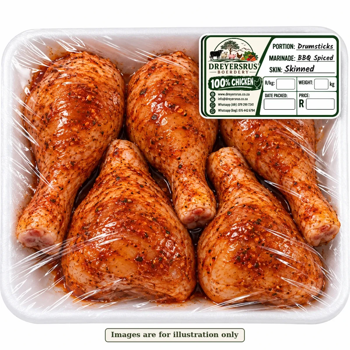 Spiced Skinned Drumsticks — BBQ Spice