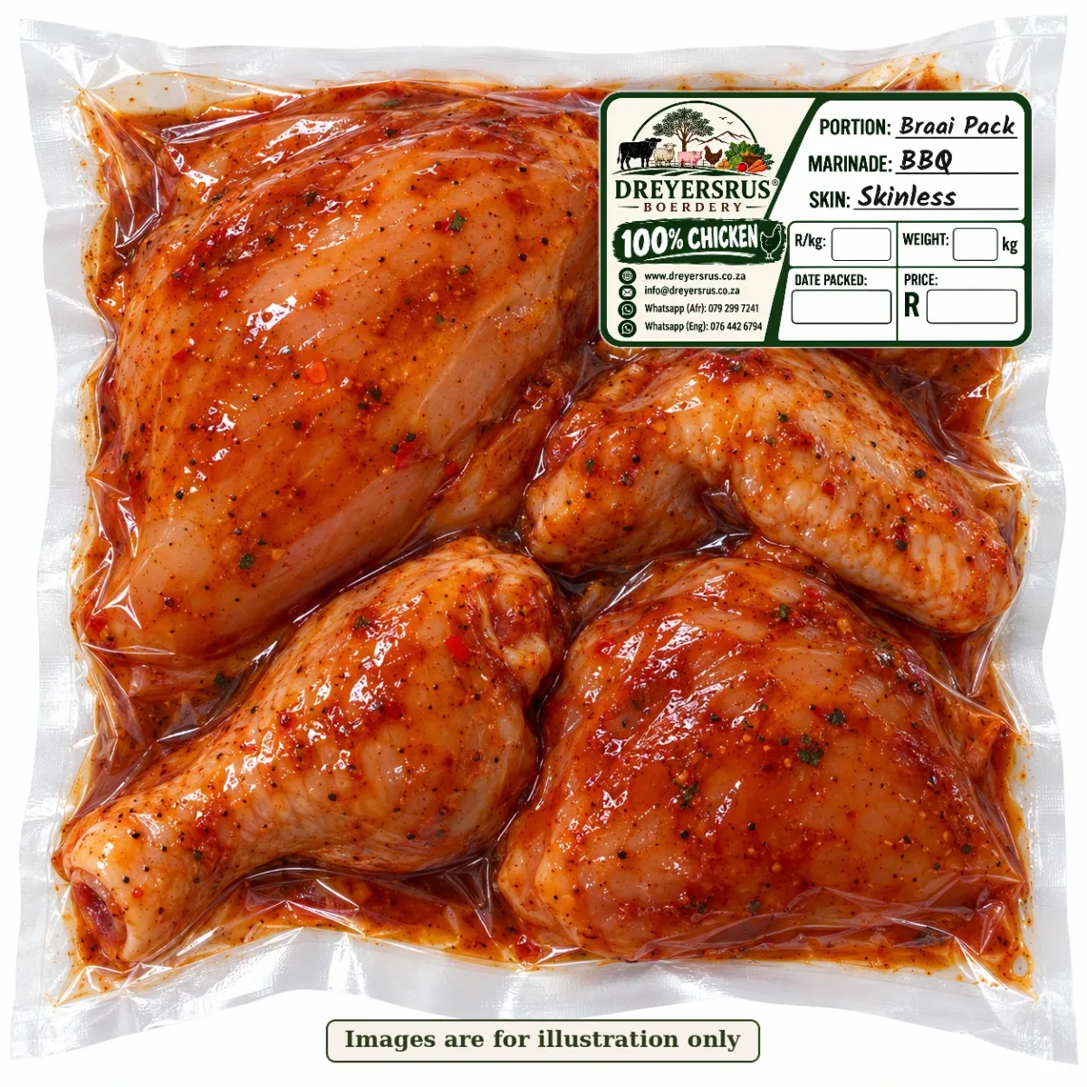 Marinated Skinless Braai Pack — BBQ Marinade