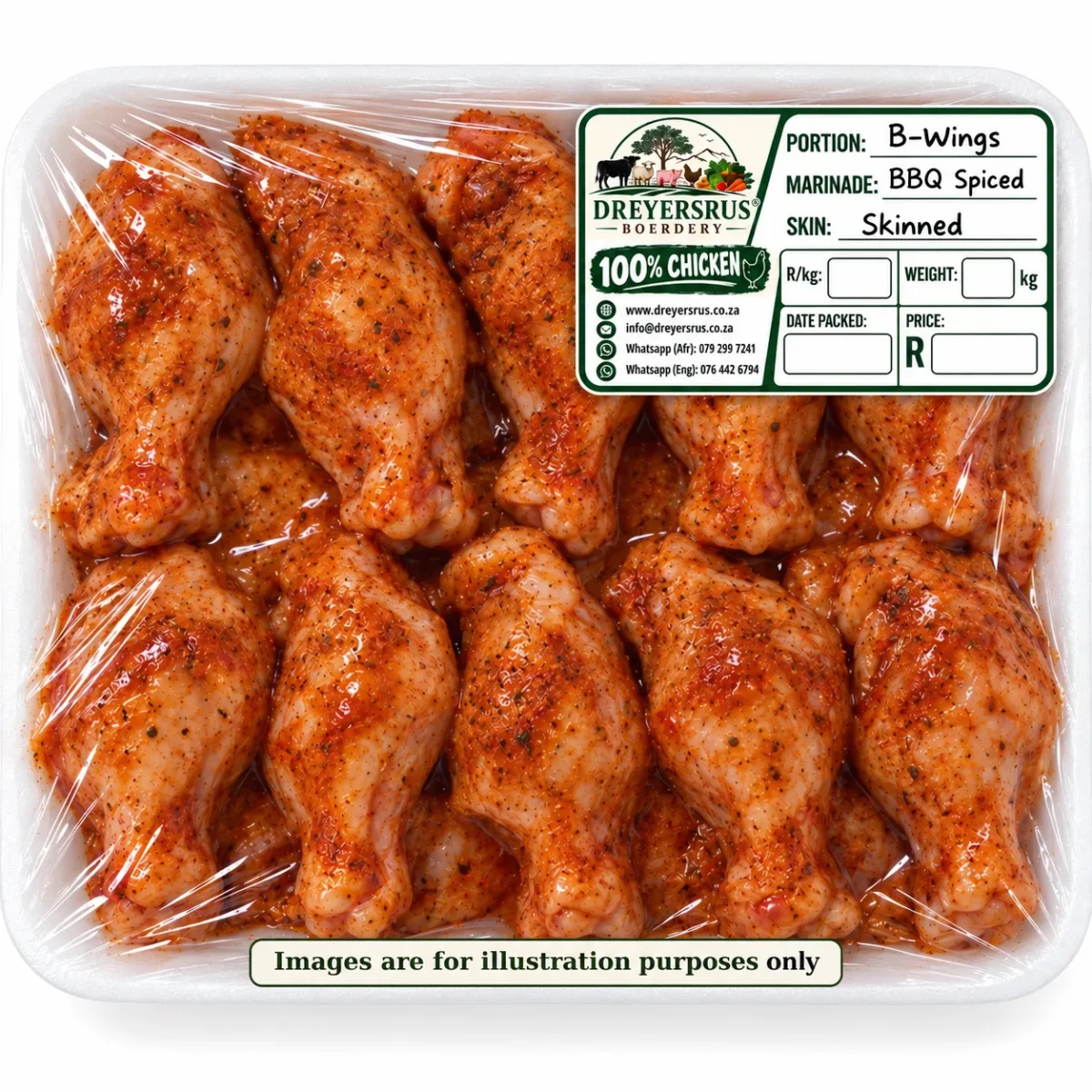 Spiced Chicken Buffalo Wings — BBQ Spice