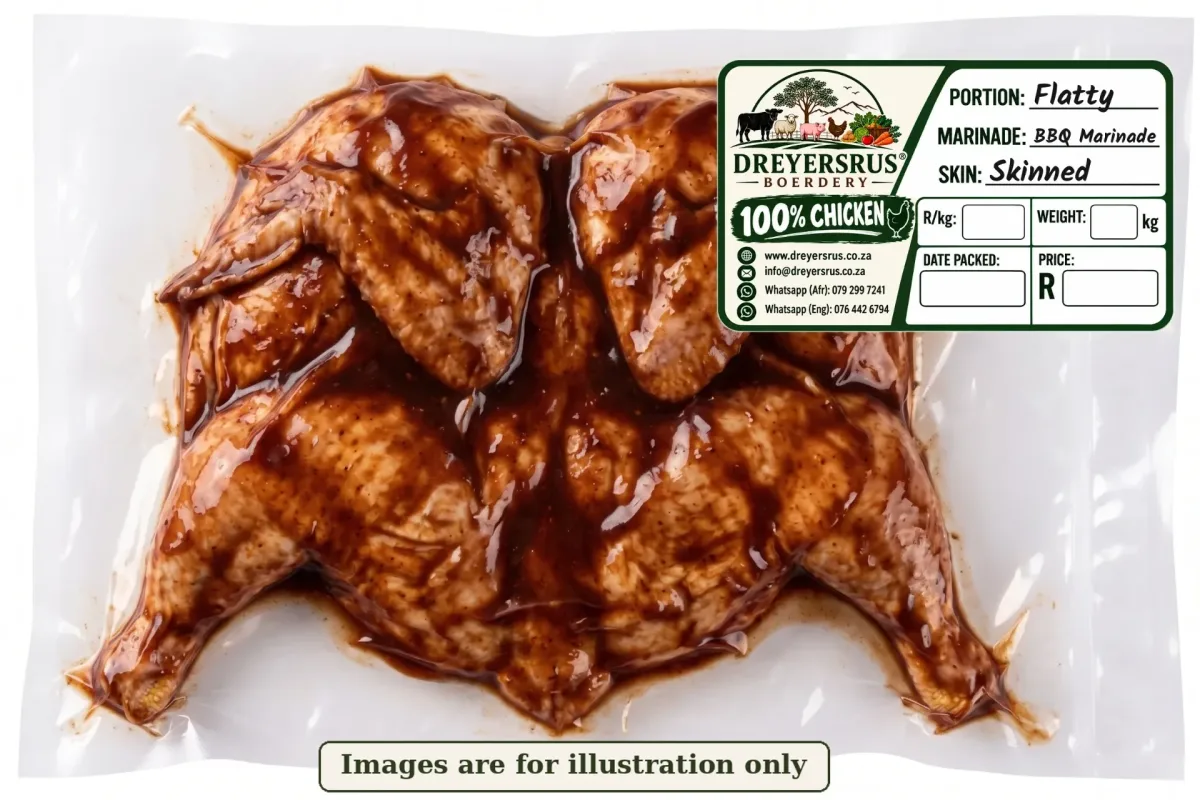 Marinated Deboned Chicken — BBQ Marinade