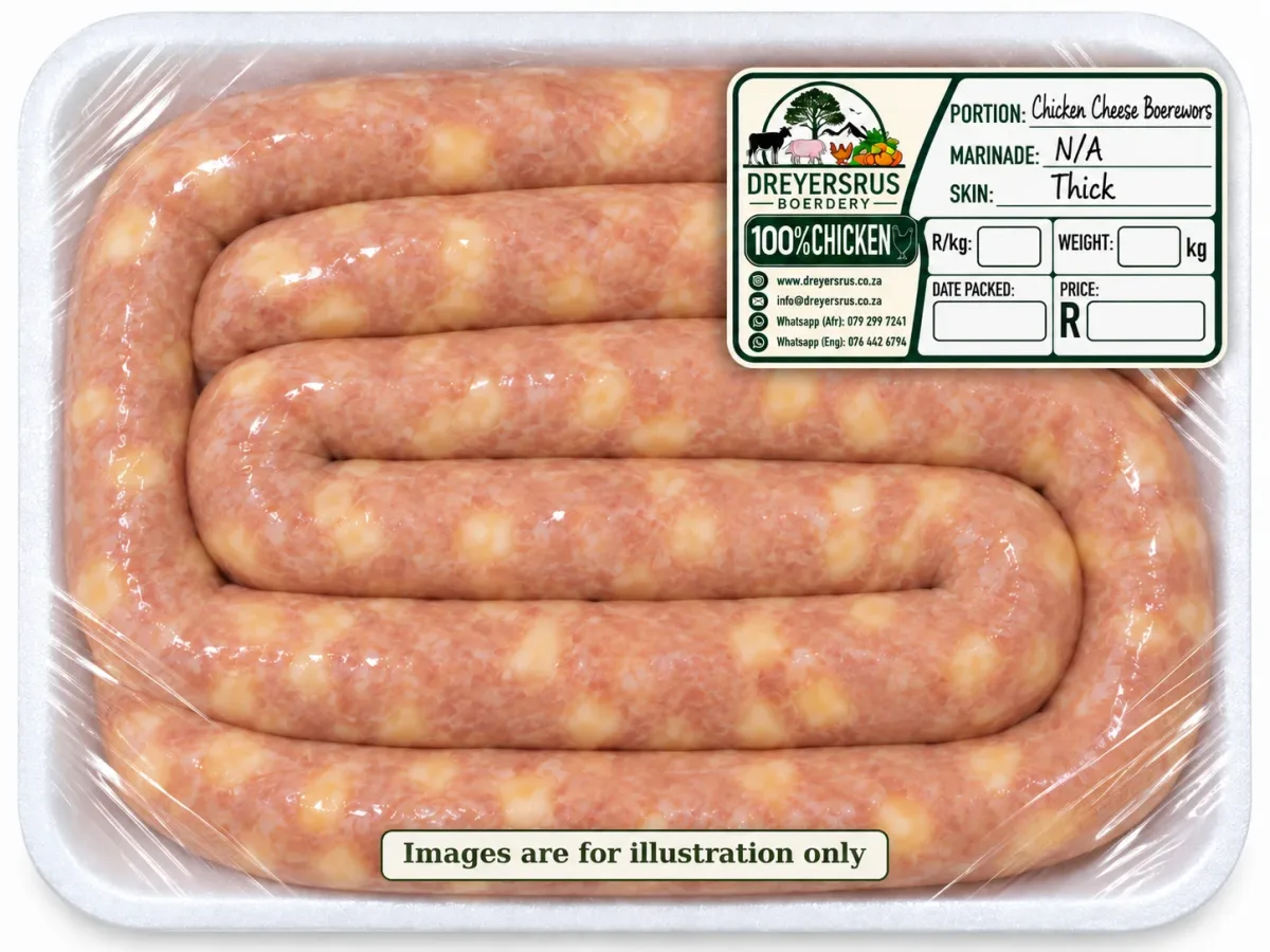 Thick Chicken Cheese Wors
