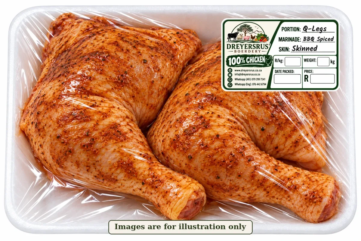 Spiced Skinned Quarter Legs — BBQ Spice