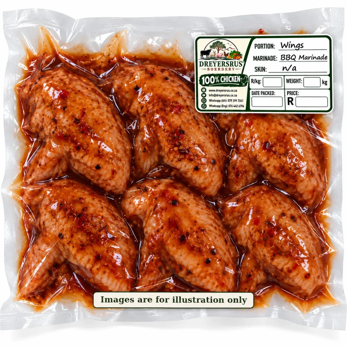 Marinated Chicken Wings — BBQ Marinade